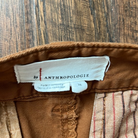 Anthropologie Scout tapered leg pant in ochre (deep rust/orange) size 26 - Picture 7 of 13